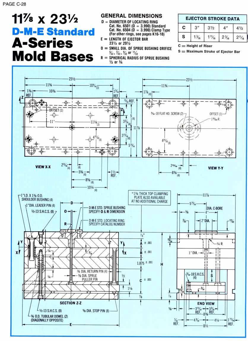 DME A series mold base 1224A